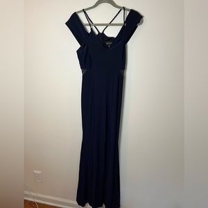 Navy Blue Van Maur Dress